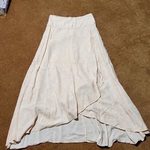 Blush long Skirt
